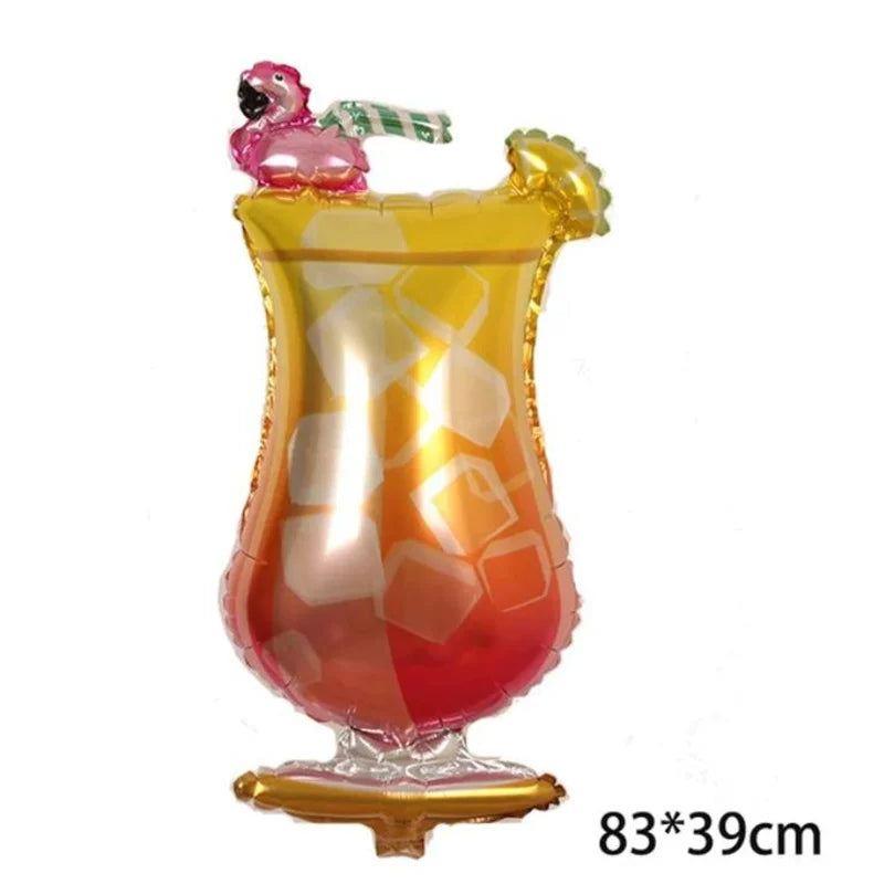 Adult Birthday Arrangement Champagne Bottle Wine Glass Shape Aluminum Film Balloon Wedding Party New Year Decoration Photo Props Good Vibrations