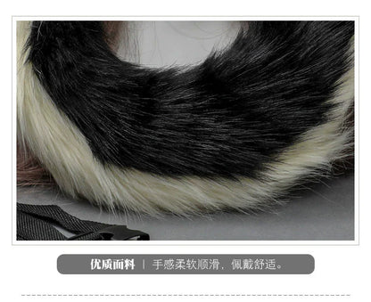 Stuffed Dog Ear Dog Tail Cosplay Accessories Handmade Headband