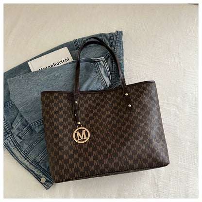 Fancy Underarm Bag Female 2024 New Trendy Women's Bags Shoulder Bag Large Capacity Commuter's All-Matching Hand Carrying Tote Bag Good Vibrations