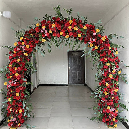 2023 New Arrival Full Flower Arch Wedding Decoration Flower Door Opening Ceremony Flower Door Happy Rural Flower Stand Shape Good Vibrations