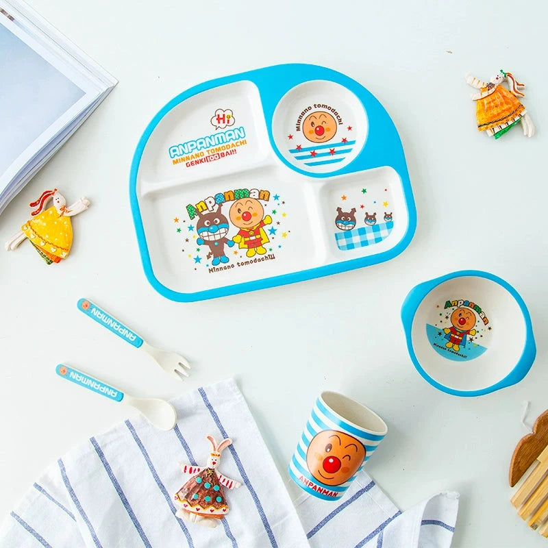 Food Grade Bamboo Fiber Eating Bowl Drop-Resistant Environmental-Friendly Tableware Good Vibrations