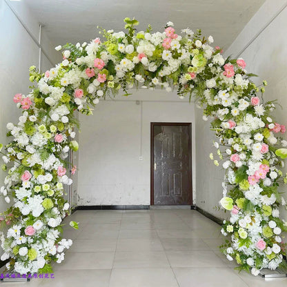 2023 New Arrival Full Flower Arch Wedding Decoration Flower Door Opening Ceremony Flower Door Happy Rural Flower Stand Shape Good Vibrations