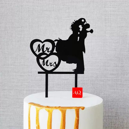 Valentine's Day Cake Plug-in Wedding Anniversary Wedding Proposal Acrylic Cake Insertion Dress up Card Baking Ornaments Good Vibrations