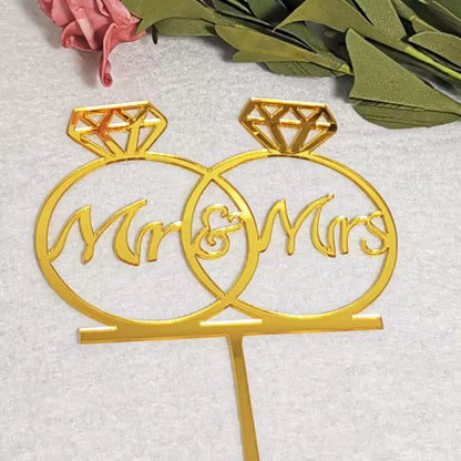Valentine's Day Cake Plug-in Wedding Anniversary Wedding Proposal Acrylic Cake Insertion Dress up Card Baking Ornaments Good Vibrations