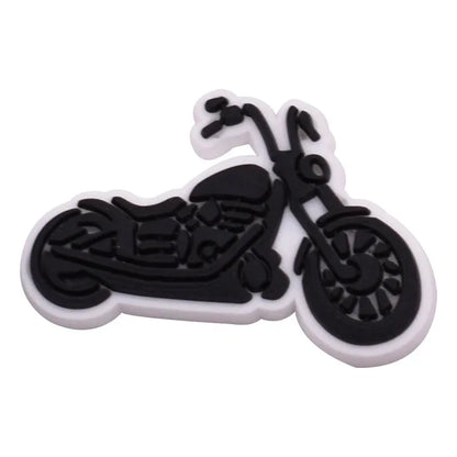 Shoe Charms for Crocs Accessories Kart Racing Shoes Charm for Croc Decorations Pins Men Accessory Jeans Woman Clogs Clips Badges Good Vibrations