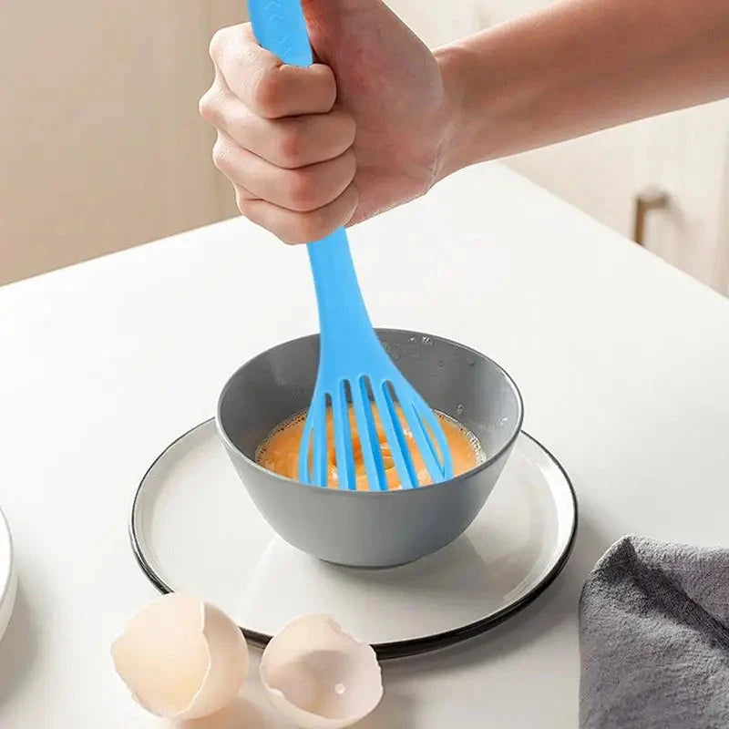 Kitchen Gadgets Multifunctional Egg Beater Egg Milk Whisk Pasta Tongs Food Clips Mixer Manual Stirrer Kitchen Cream Bake Tool Good Vibrations