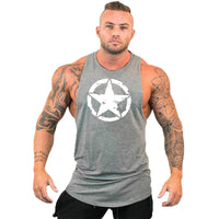 New fashion pure cotton sleeveless shirt vest men's fitness shirt men's undershirt bodybuilding exercise fitness vest fitness me Good Vibrations