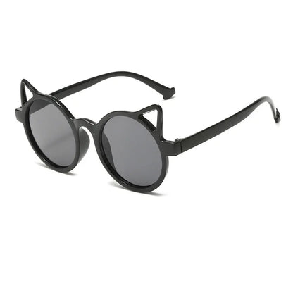 Girls Boys Cute Animal Cartoon Ears Sunglasses Outdoor Sun Protection Children Lovely Vintage Sunglasses Protection Classic Kids Good Vibrations