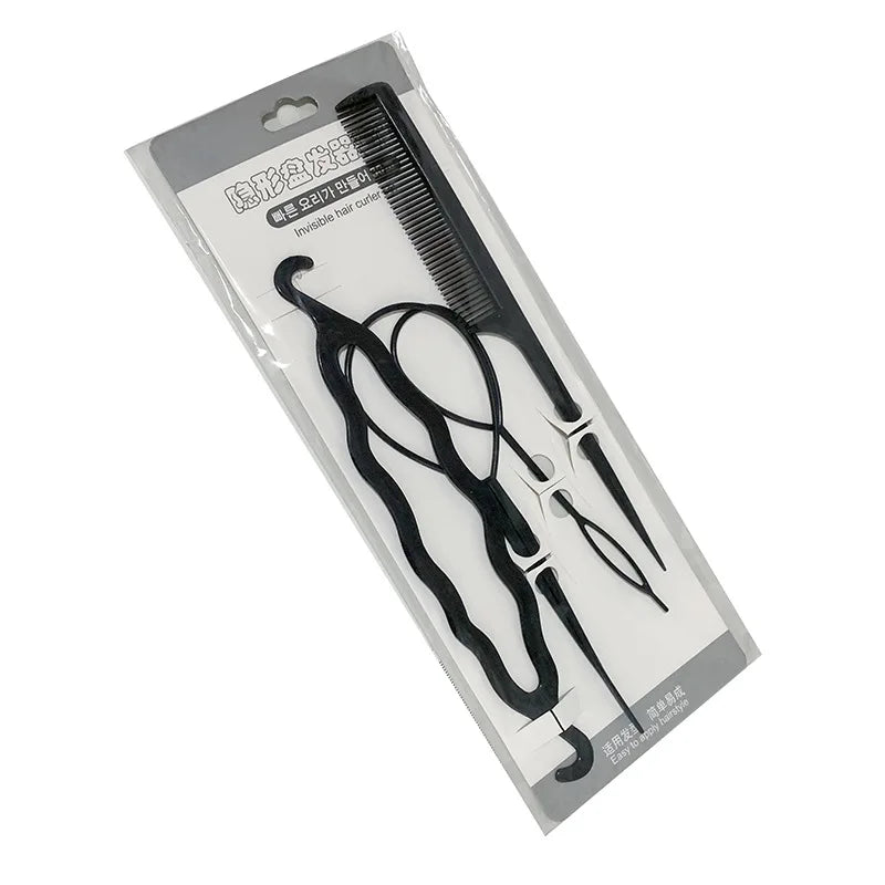 Children's hair styling tool, hair pulling device, hair pulling and threading device, essential for beginners in hair styling Good Vibrations