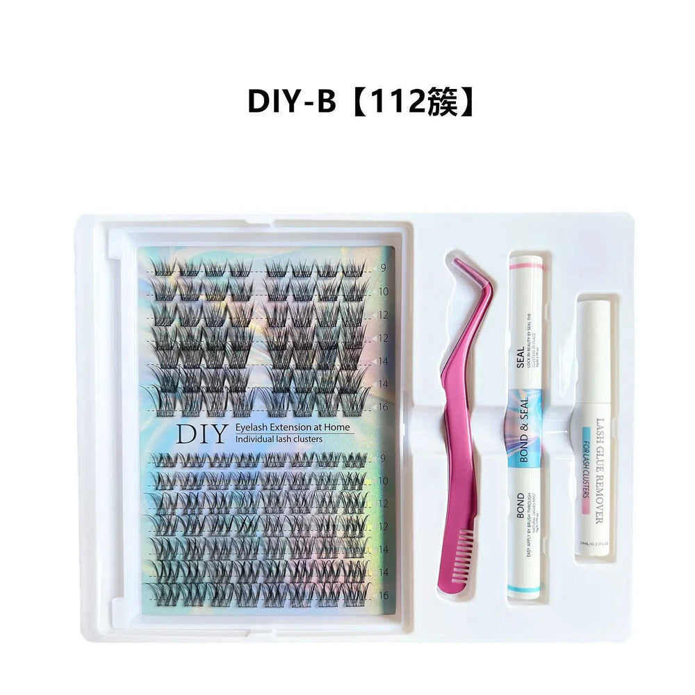 Eyelashes 280PCS Clusters Lash Bond and Seal Makeup tools DIY Lashes Extension kit for gluing Lashes Gluing Glue Accessories Good Vibrations