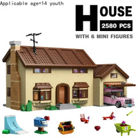 IN stockThe Supermarket House And Kwik E Mart Building Blocks Bricks 16004 16005 Christmas Toy Gift Compatible 71006 71016 Good Vibrations