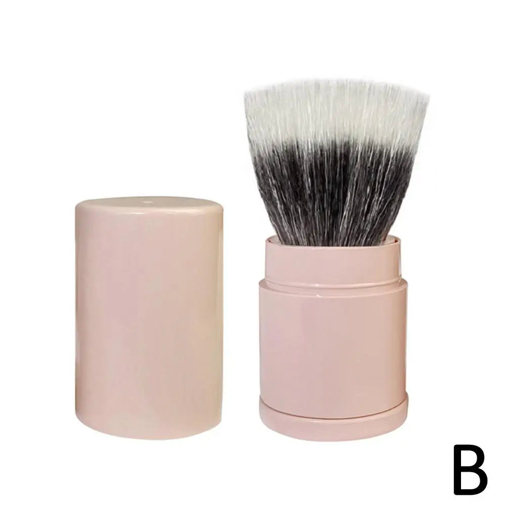 Portable Mini Retractable Blush Brush Soft Loose Powder Foundation Makeup Brush Multi Functional Beauty Makeup Tool Good Vibrations