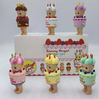 Sonny Angel Birthday Cake Series Blind Box Lying Down Angel Series Anime Figures Kawaii Cartoon Surprise Box Toys For Kids Gifts Good Vibrations