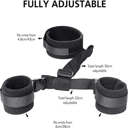 Handcuff Blindfold Sex Toy Set BDSM Bondage Sextoy for Adults
