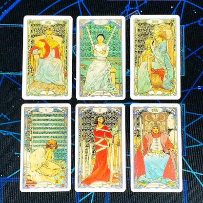 Tarot Card A 78 Cards Deck Classic Occult Divination Cards Game For Beginners,Ideal for Divination, Meditation & Gift Good Vibrations