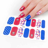 Nail Stickers DIY Decals For Nail Art Wraps Women Beauty Full Cover Nail Manicures Decorations Uñas Postizas Press On Nails Good Vibrations