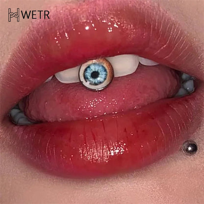 1 PC Stainless Steel 14G Tongue Rings Barbell Glowe Tongue Barbell Jewelry For Women Piercing Tongue Piercing Good Vibrations