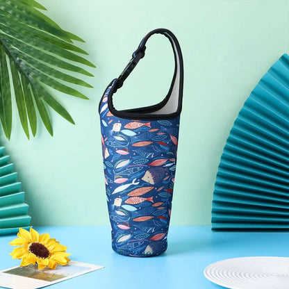 Fashion Accessories Carrier Tote Bag Portable Tumbler Mug Holder Beverage Bag Water Bottle Bag Cup Sleeve Good Vibrations Adult Super Store