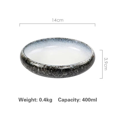 14cm hot sell Creative retro ceramic sushi dishes tray Sauce Chili pepper snacks small dishes gold plates set dinner dishes sets Good Vibrations