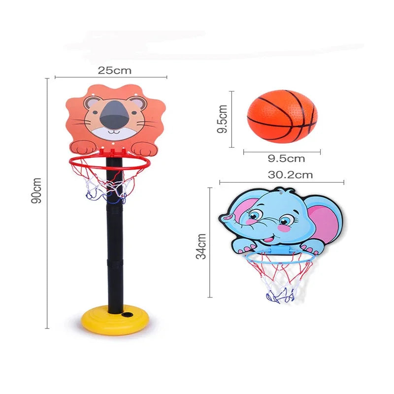 Baby Toys Basketball Ball Sucker Dinosaur Toy For Kids 2 To 4 Year Old Boy 1 Year Birthday Gift  Outdoor Indoor Sport Board Game Good Vibrations