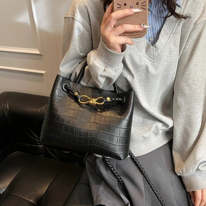 2025 Spring Designer-Inspired Small Square Bag Minimalist Luxury Leather Shoulder Crossbody Purse for Women Good Vibrations