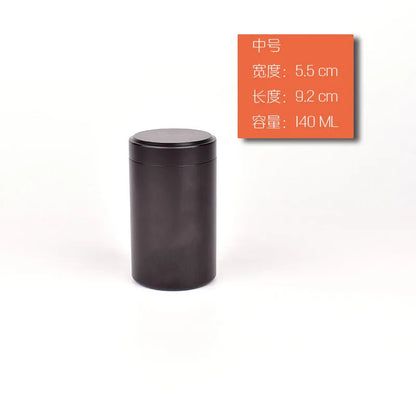 New Airtight Smell Proof Container Quality Stainless Steel Mini Tea Cans Herb Stash Jar Tea Coffee Storage Box Tea Caddies Box Good Vibrations Adult Super Store