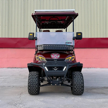 2025 New 48V/72V EEC/DOT Certified Electric Sightseeing Car Hot Selling 6 Seat Amusement Park Golf Carts with 2 & 4 Seats Good Vibrations