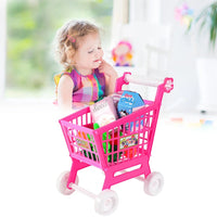 21 Pieces Trolley Toys Interactive Play Set Shopping Cart Play Set Role Play Toys Pretend Play Educational Toy for Children Kids Good Vibrations