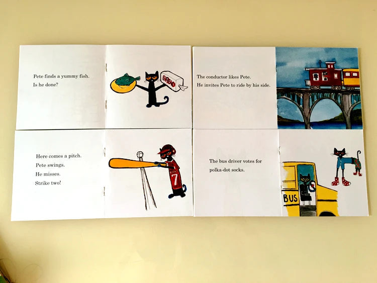 I Can Read Phonics 12 Books/Set My Very First Picture Books English Story Pocket Book for Children Kids Baby Montessori Reading Good Vibrations