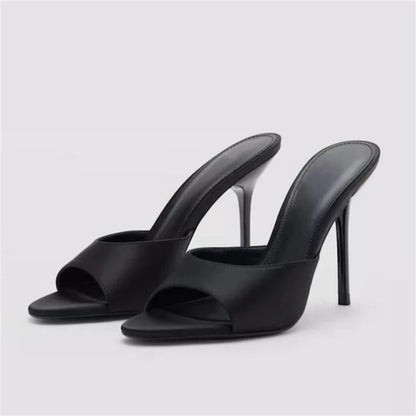 Sexy High Heels Open Toe Women's Slippers Street Style Banquet Striptease Shoes Fashion Slide Zapatos De Mujer Good Vibrations