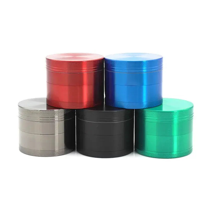 WE PUFF 4 Layers Cute Tobacco Grinder Zinc Alloy Herb Crusher Three Specifications 40/50/63mm Grinders for Smoking Accessories GOOD Vibrations Adult Super Store