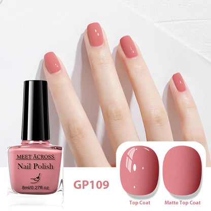 8ml Peel Off Water-Based Nail Polish Red Nails Fast Drying Long-Lasting Nail Art Polish DIY Design No Need Lamp Cure Manicure Good Vibrations