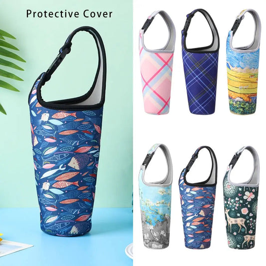 Fashion Accessories Carrier Tote Bag Portable Tumbler Mug Holder Beverage Bag Water Bottle Bag Cup Sleeve Good Vibrations Adult Super Store