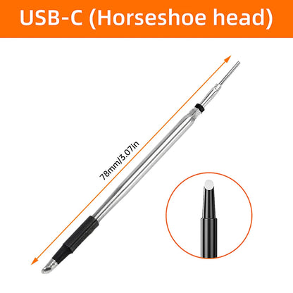 USB digital display soldering iron Type C interface mini soldering iron set 260-420 ℃ five temperature switching Good Vibrations