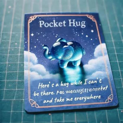 New With Card Animal Pocket Hug Gifts Cute Sentimental Inspirational Comfort Keepsake Encouragement Cute Pocket Hug For Kids Good Vibrations