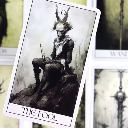 Mystery Horror Tarot Deck - 78 Card Set for Divination, Power Exploration and Psychic Insight |   The Perfect Board Game Accessor Good Vibrations