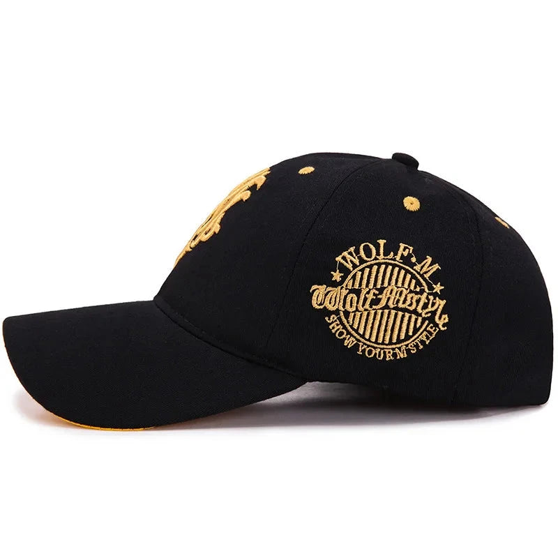 Totem Embroidered Baseball Cap Fashion Men Women Caps Spring And Summer Snapback Hip Hop Hat Adjustable Flame Sun Shading Hats Good Vibrations