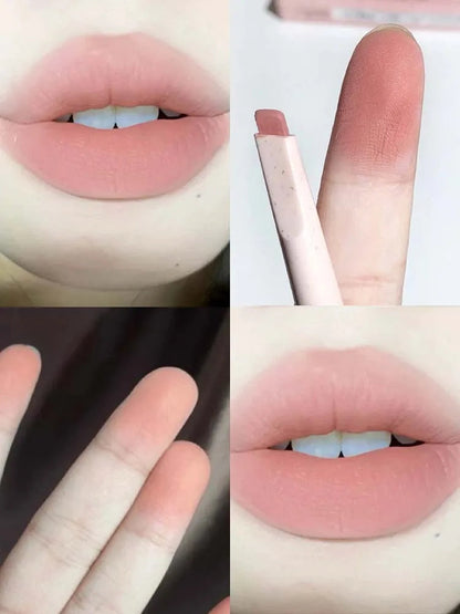 Light sweet and soft fog lipliner outlines the lip shape, lasting, not easy to fade, not take off makeup, nude pink lip liner Good Vibrations