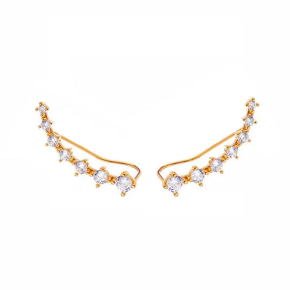 925 Silver Needle Korean Fashion Zircon Geometric Earrings For Women Jewelry 2026 Trending Luxury Crystal Cross Stud Earrings Good Vibrations
