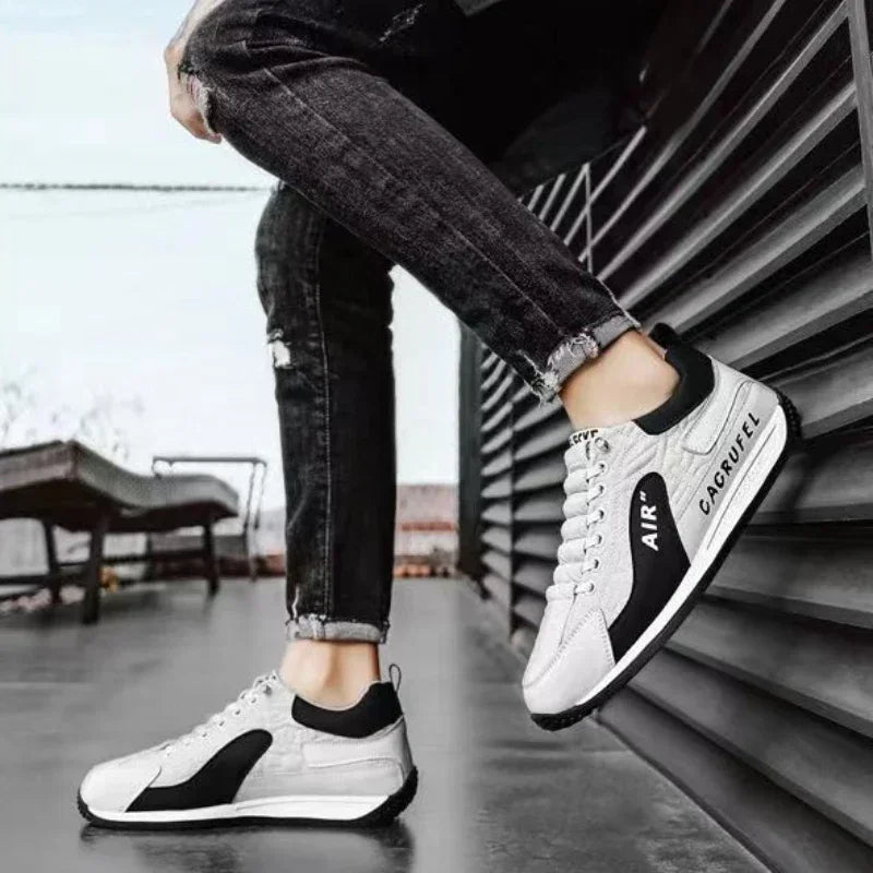 Men Running Shoes Outdoor Sport  Sneakers Man Vulcanized Shoes Flat Casual Sneakers for Men Shoes 2025 New Brand Footwear Good Vibrations