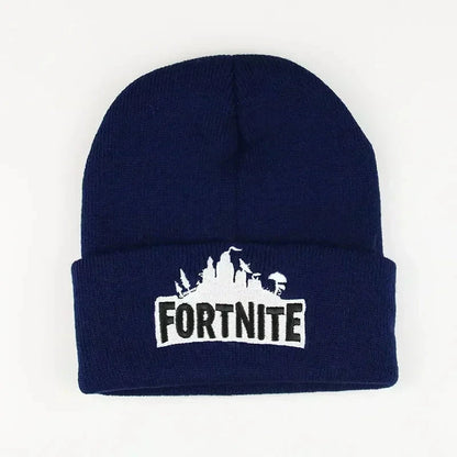 Fortnite Hats Knitted Solid Cute Anime Hat Lady Autumn Female Caps Warmer Bonnet Men Casual Cap Good Vibrations