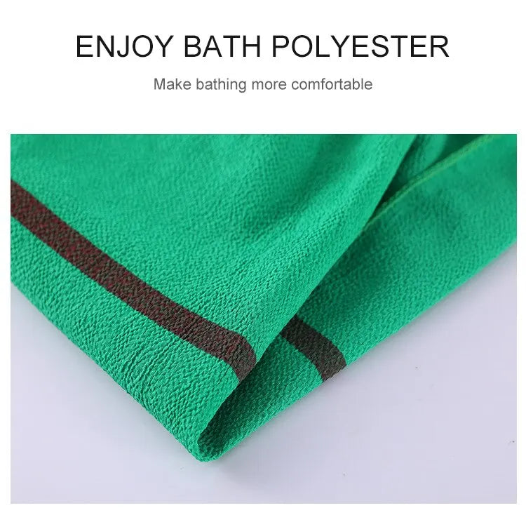 Bath Washers A Long Back Pulled Stripping and Scrubbing Bath Towel for Rubbing Wash and Rub Dirt Good Vibrations