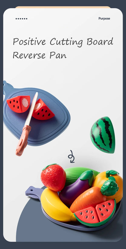 Children Pretend Play Cooking Toys Simulation Food Fruit Vegetable Kitchen Toys Montessori Educational Interactive Toy For Girls Good Vibrations
