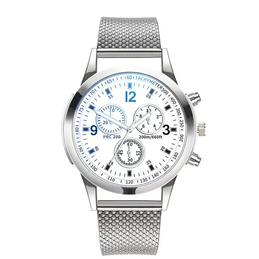 New Men Watches Luxury Band Round Watch Fashion Blu-ray Roman Watch for Man Relojes Para Hombre שעון ספורט Часы Мужские Наручные Good Vibrations
