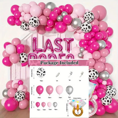 134pcs Wedding Themed Balloon Set for Proposals and Wedding Occasions, Birthdays, Bachelorette Parties, Anniversaries and More Good Vibrations