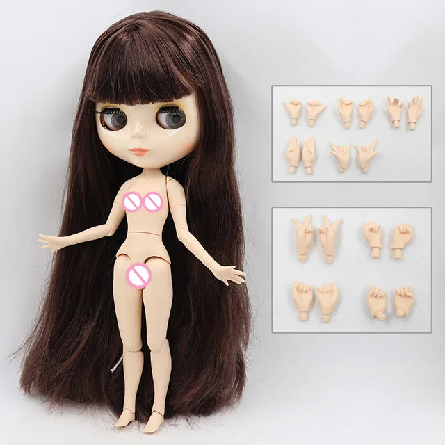 ICY DBS blyth doll 1/6 bjd toy joint body white skin shiny & matte face 30cm on sale special price toy gift anime doll Good Vibrations