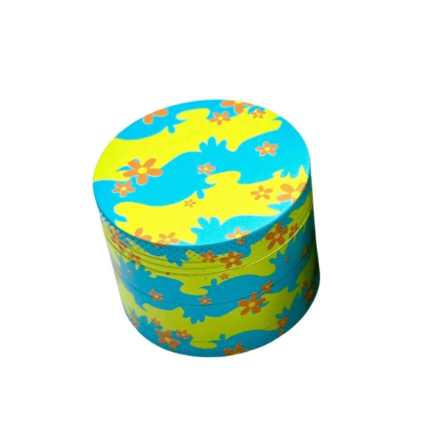 2" Orange Daisy Flower Metal Herb Grinder Good Vibrations Adult Super Store