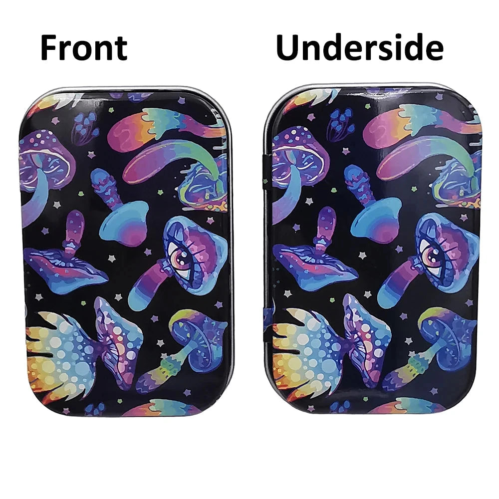 Cigarette Case Box Flip Cap Tobacco Storage Smoke Humidor Rolling Paper Jewelry Candy Coin Key Organizer Tin Flip Gifts Sealed Good Vibrations