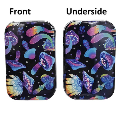 Cigarette Case Box Flip Cap Tobacco Storage Smoke Humidor Rolling Paper Jewelry Candy Coin Key Organizer Tin Flip Gifts Sealed Good Vibrations