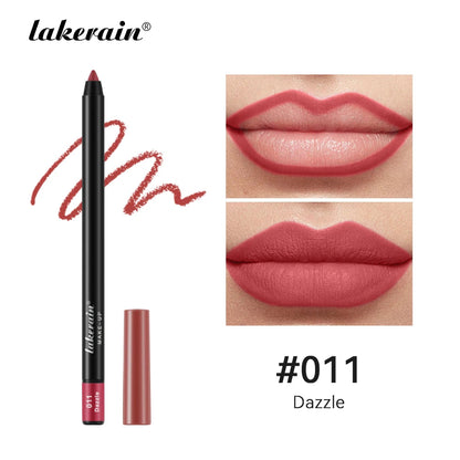 Lip Liners Pencil Eyeliner Lips Original Makeup Long Lasting Lip Liner Set Lipliner Pencil Waterproof Cosmetics Brown Lipstick Good Vibrations